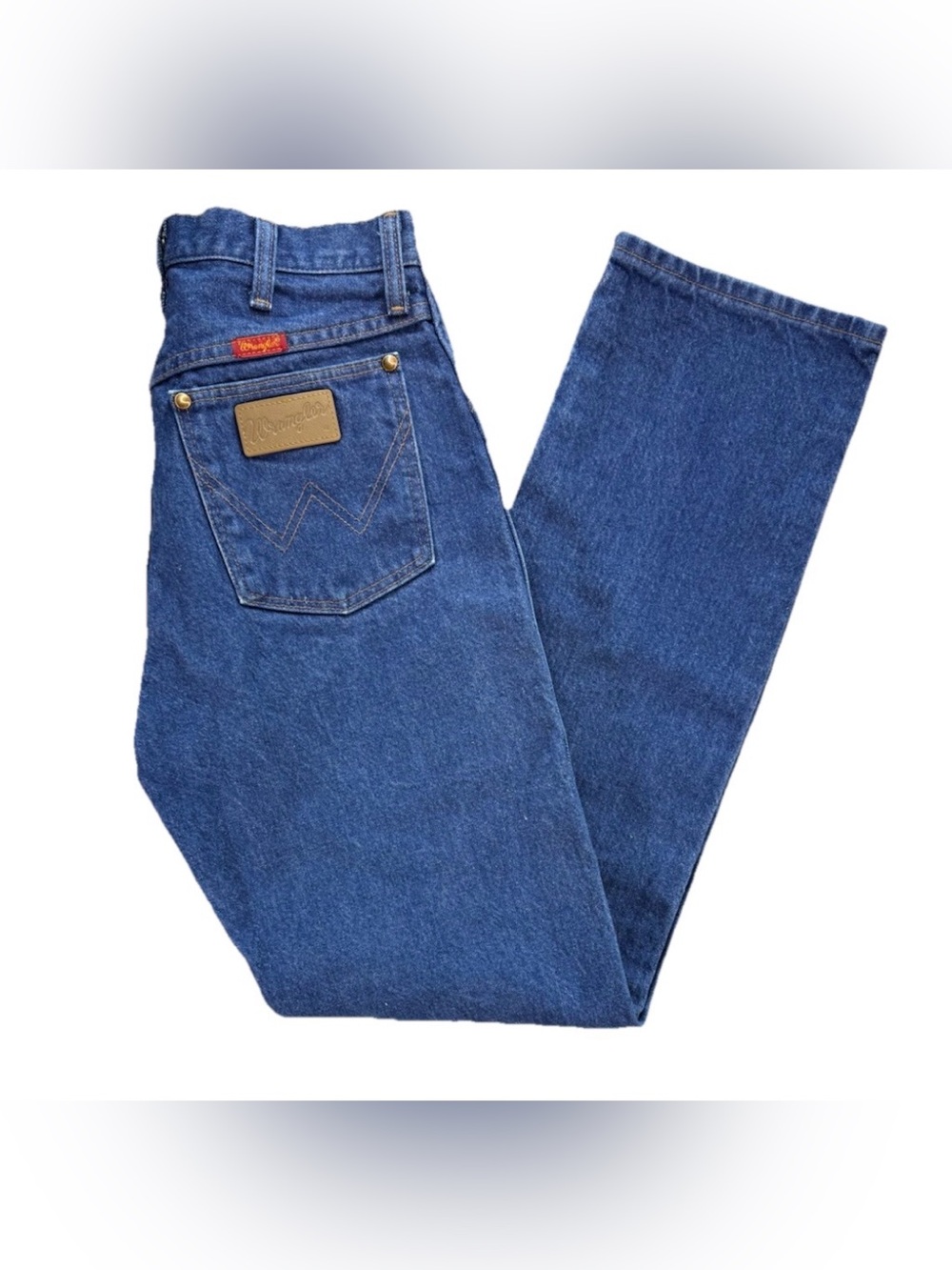 Vintage Wrangler Cowboy Cut Jeans Women's 9x32 14 MWZ Blue Denim Made in USA